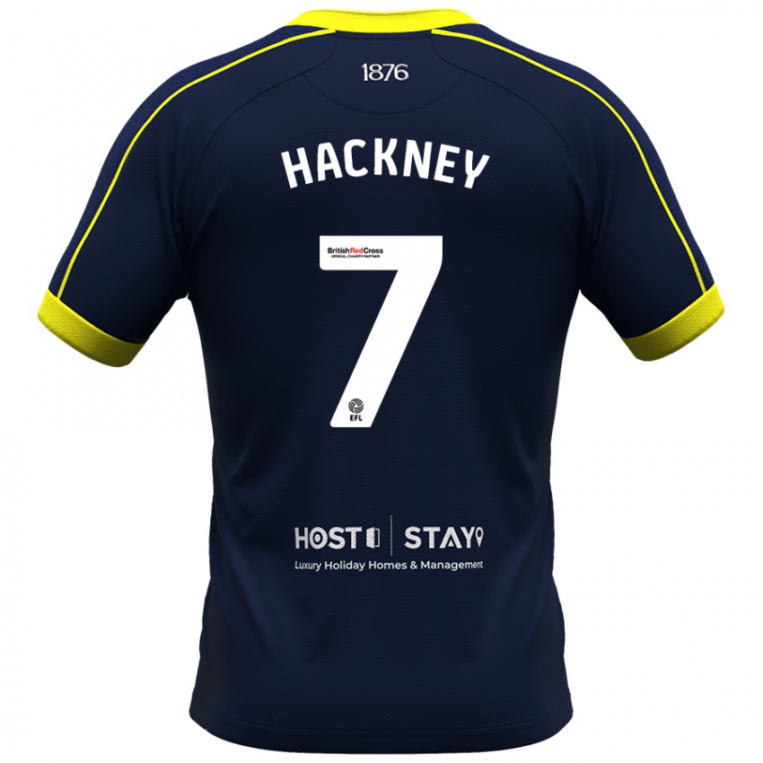 Damen Hayden Hackney #7 Marine Auswärtstrikot Trikot 2023/24 T-Shirt Belgien