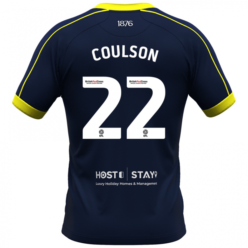 Damen Hayden Coulson #22 Marine Auswärtstrikot Trikot 2023/24 T-Shirt Belgien