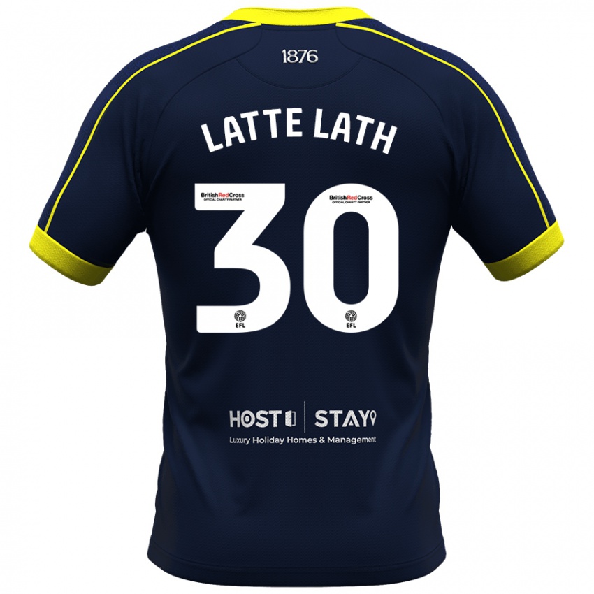 Damen Emmanuel Latte Lath #30 Marine Auswärtstrikot Trikot 2023/24 T-Shirt Belgien
