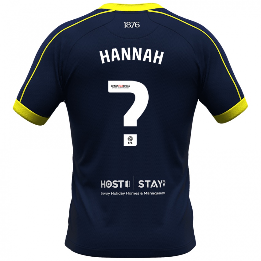 Damen Jack Hannah #0 Marine Auswärtstrikot Trikot 2023/24 T-Shirt Belgien
