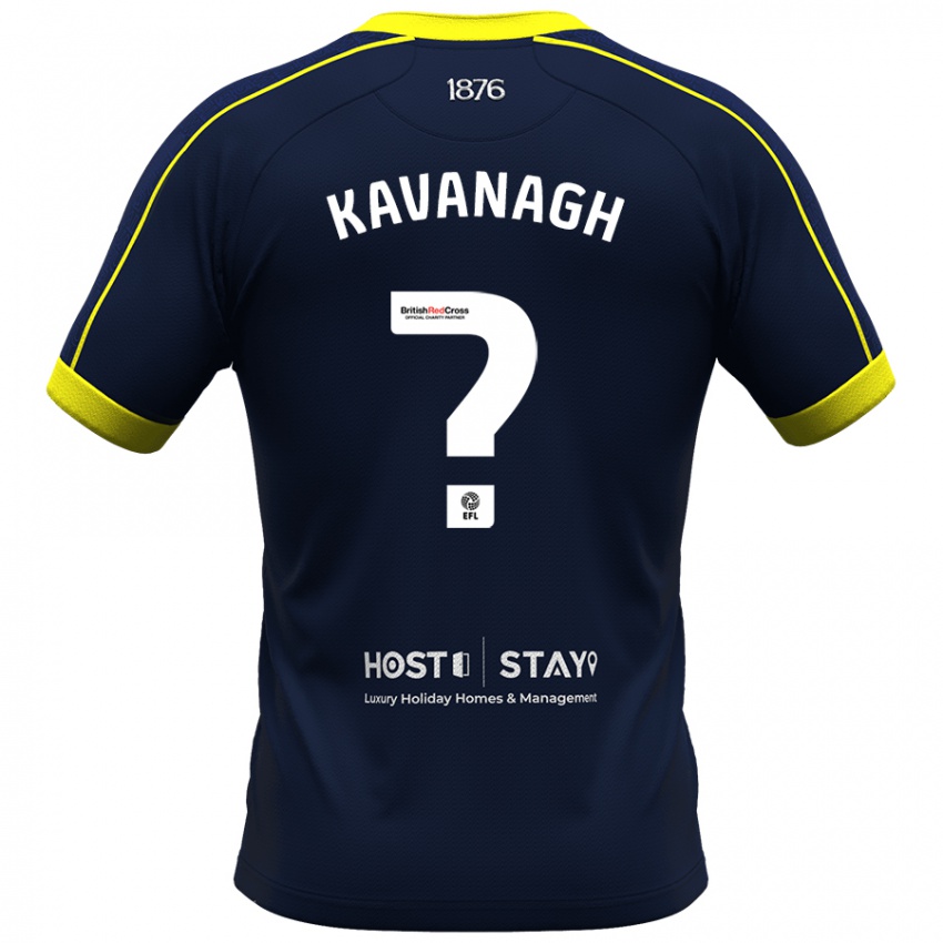 Damen Calum Kavanagh #0 Marine Auswärtstrikot Trikot 2023/24 T-Shirt Belgien