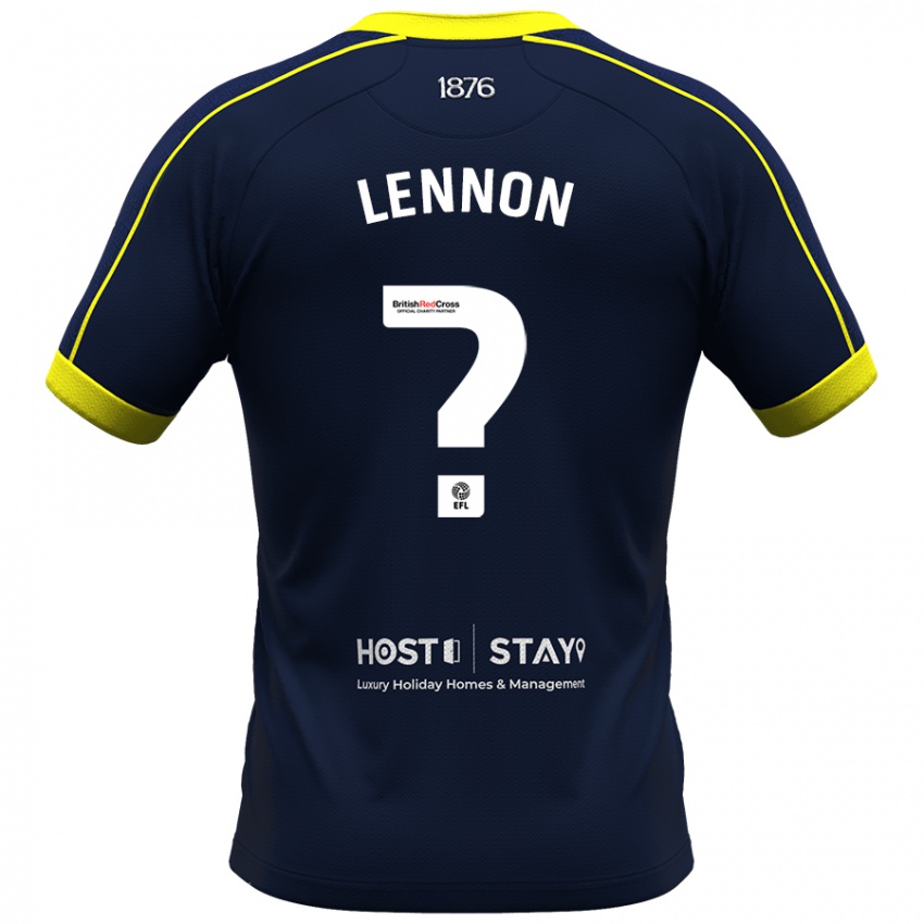 Damen Charlie Lennon #0 Marine Auswärtstrikot Trikot 2023/24 T-Shirt Belgien