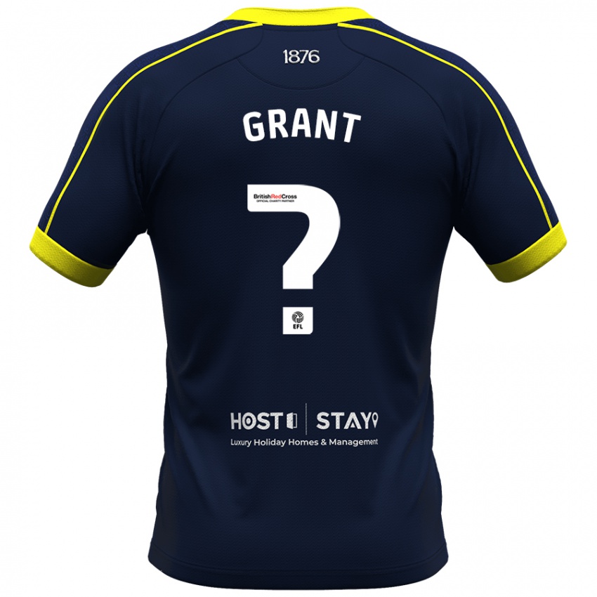 Damen George Grant #0 Marine Auswärtstrikot Trikot 2023/24 T-Shirt Belgien