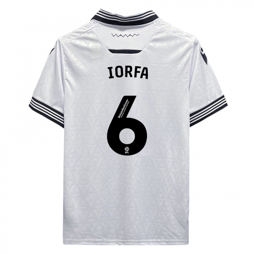 Dames Dominic Iorfa #6 Wit Uitshirt Uittenue 2023/24 T-Shirt België