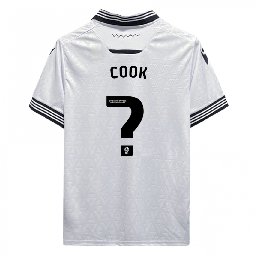 Dames Luke Cook #0 Wit Uitshirt Uittenue 2023/24 T-Shirt België