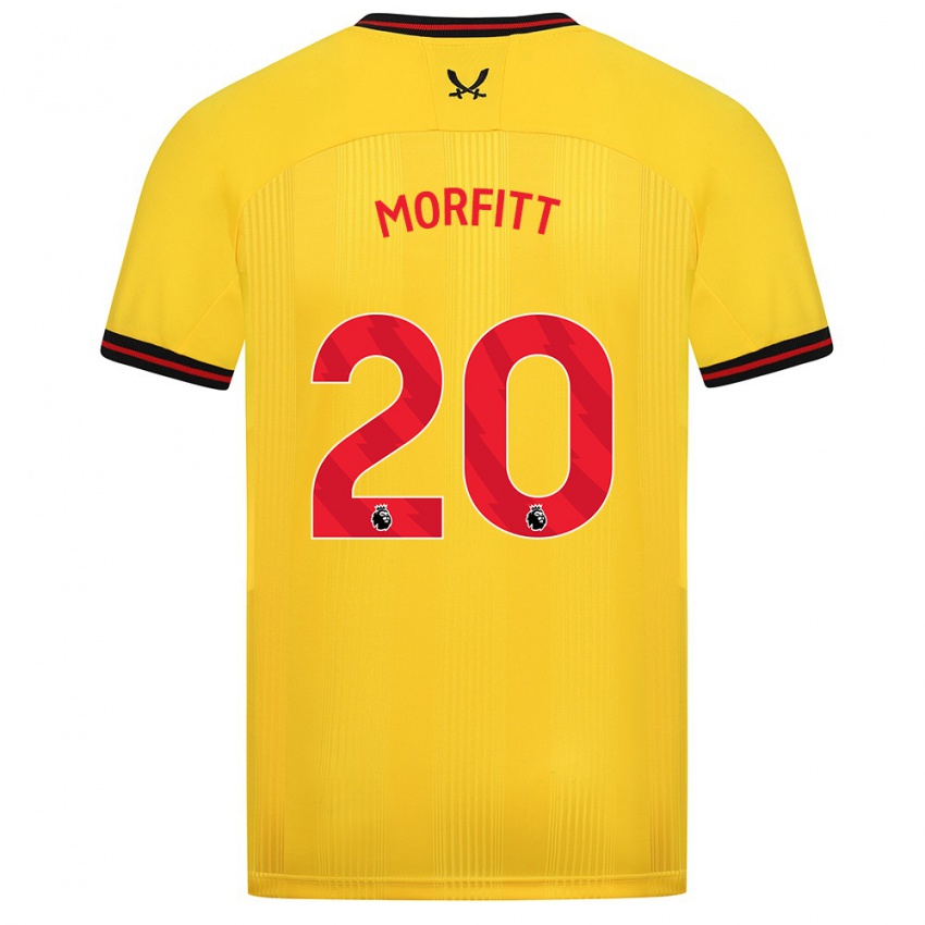 Damen Izzy Morfitt #20 Gelb Auswärtstrikot Trikot 2023/24 T-Shirt Belgien