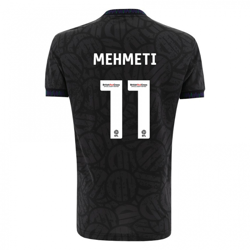 Dames Anis Mehmeti #11 Zwart Uitshirt Uittenue 2023/24 T-Shirt België