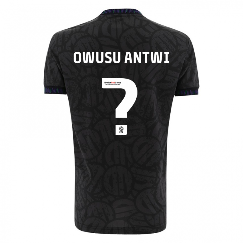 Dames Filbert Owusu-Antwi #0 Zwart Uitshirt Uittenue 2023/24 T-Shirt België