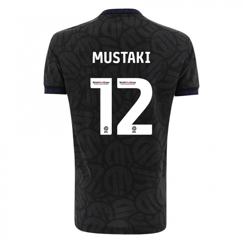 Dames Chloe Mustaki #12 Zwart Uitshirt Uittenue 2023/24 T-Shirt België