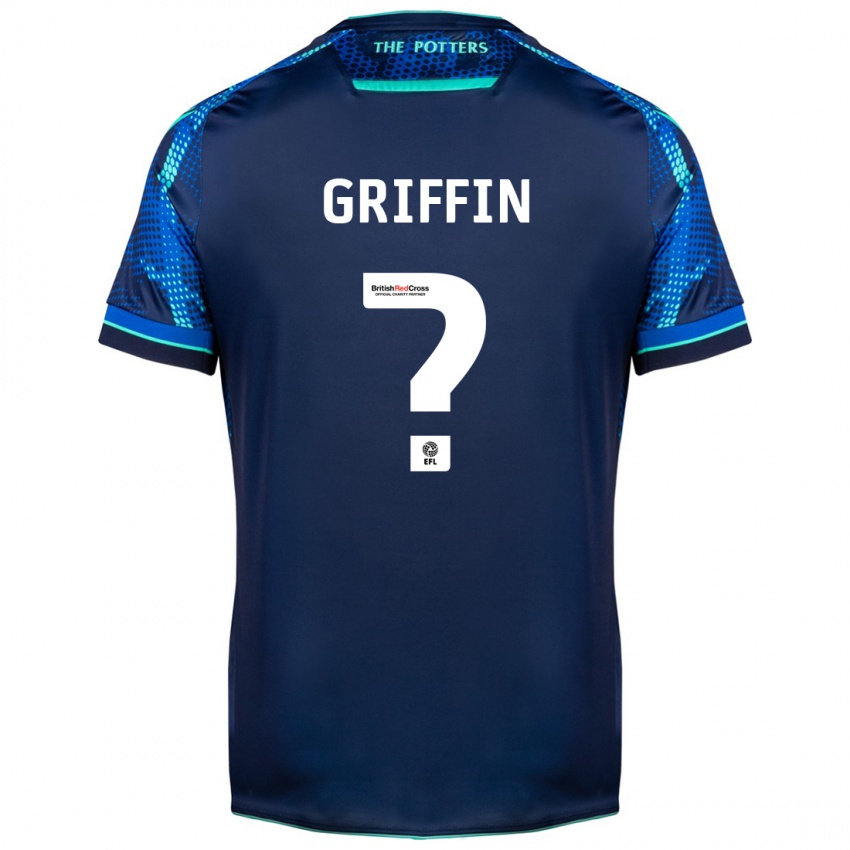 Dames Jake Griffin #0 Marine Uitshirt Uittenue 2023/24 T-Shirt België