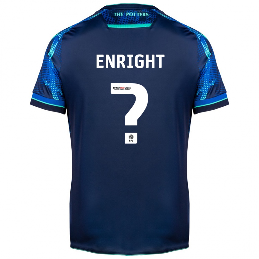 Dames Luke Enright #0 Marine Uitshirt Uittenue 2023/24 T-Shirt België