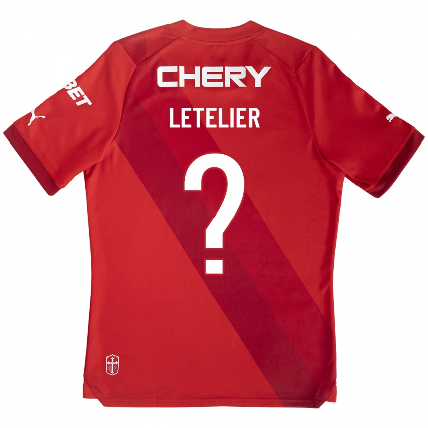 Dames Nicolás Letelier #0 Rood Uitshirt Uittenue 2023/24 T-Shirt België