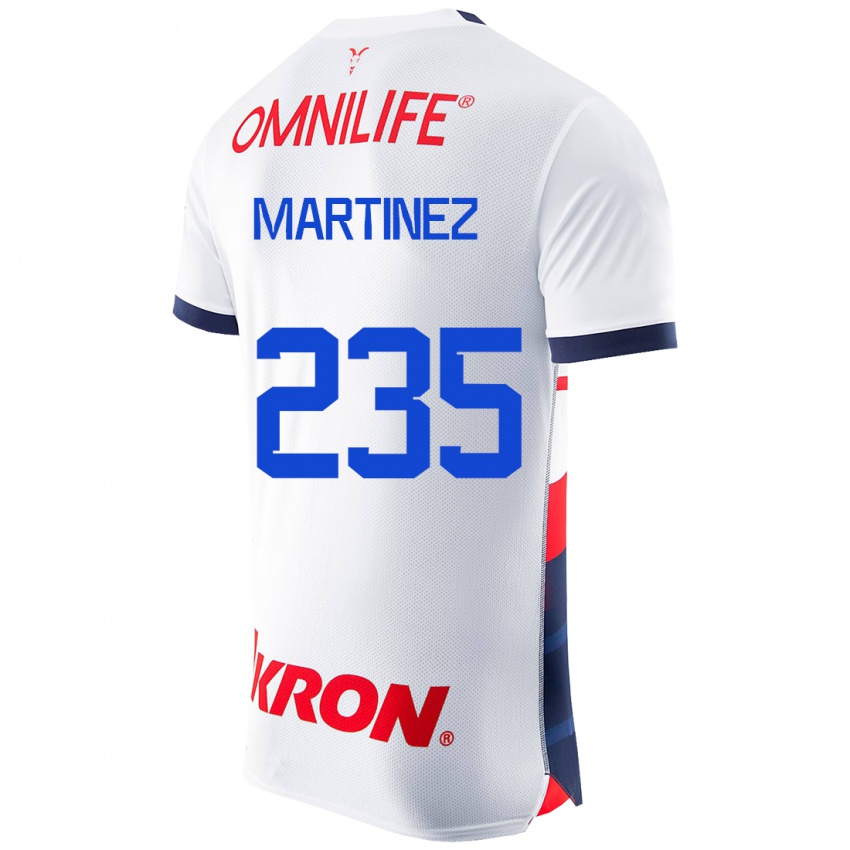 Dames Isaac Martínez #235 Wit Uitshirt Uittenue 2023/24 T-Shirt België