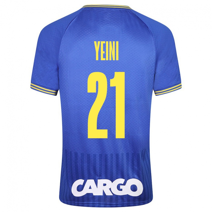 Dames Sheran Yeini #21 Blauw Uitshirt Uittenue 2023/24 T-Shirt België