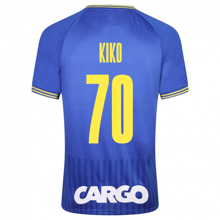 Dames Kiko Bondoso #70 Blauw Uitshirt Uittenue 2023/24 T-Shirt België