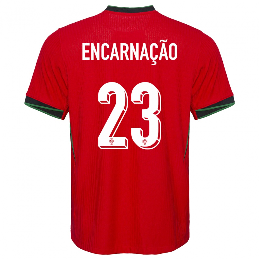 Enfant Maillot Portugal Telma Encarnacao #23 Rouge Tenues Domicile 24-26 T-Shirt Belgique