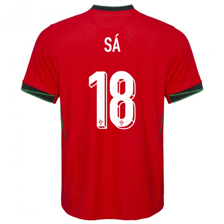 Kinderen Portugal Gustavo Sa #18 Rood Thuisshirt Thuistenue 24-26 T-Shirt België