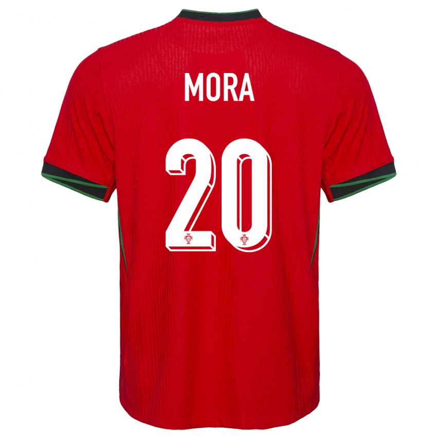 Kinderen Portugal Rodrigo Mora #20 Rood Thuisshirt Thuistenue 24-26 T-Shirt België