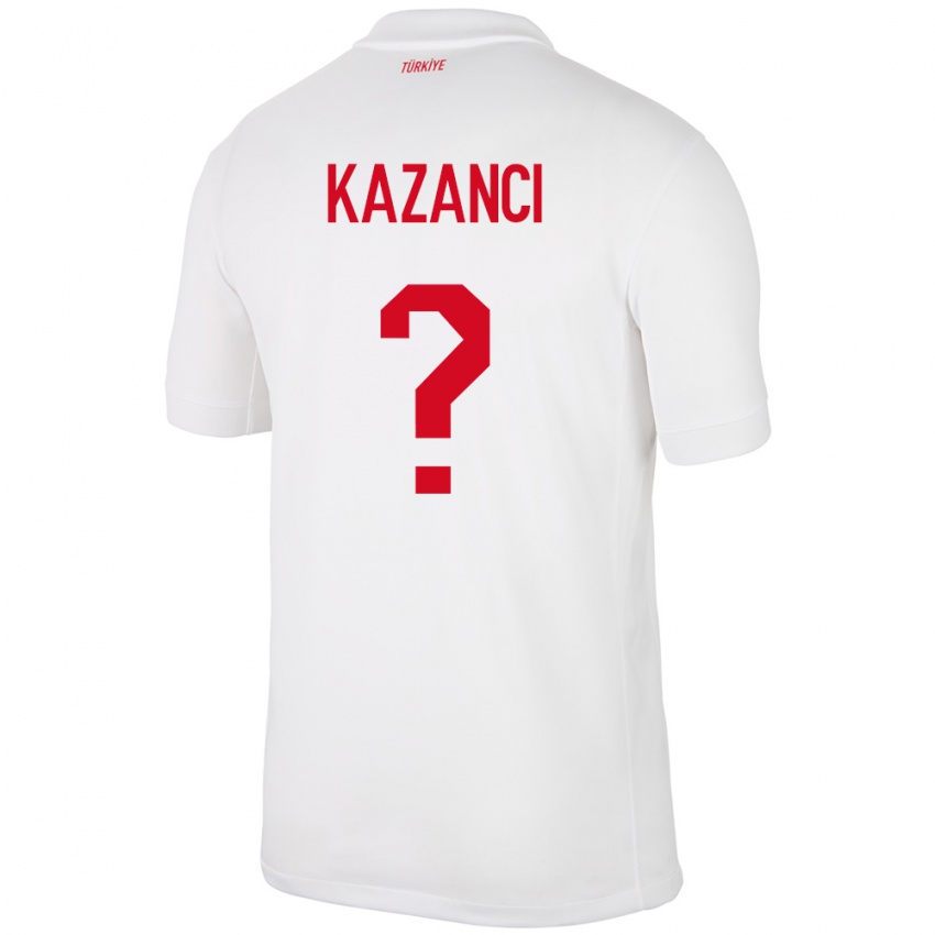 Enfant Maillot Turquie Şant Kazancı #0 Blanc Tenues Domicile 24-26 T-Shirt Belgique