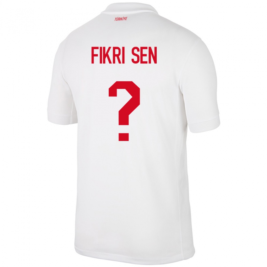 Kinderen Turkije Yağız Fikri Şen #0 Wit Thuisshirt Thuistenue 24-26 T-Shirt België