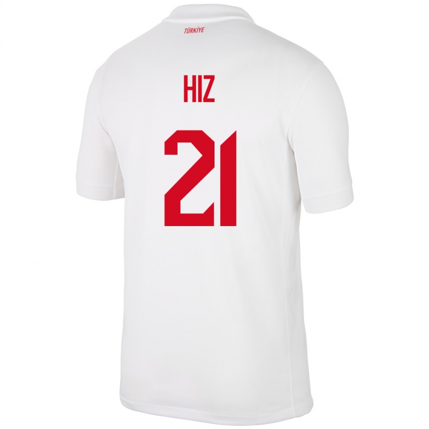 Kinderen Turkije Gülbin Hız #21 Wit Thuisshirt Thuistenue 24-26 T-Shirt België