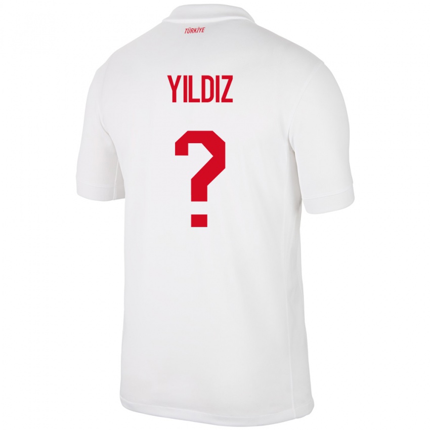 Kinderen Turkije Mine Yıldız #0 Wit Thuisshirt Thuistenue 24-26 T-Shirt België