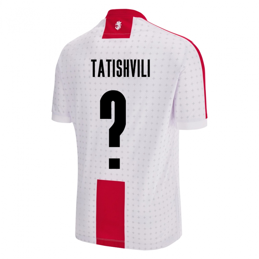 Kinderen Georgia Sandro Tatishvili #0 Wit Thuisshirt Thuistenue 24-26 T-Shirt België