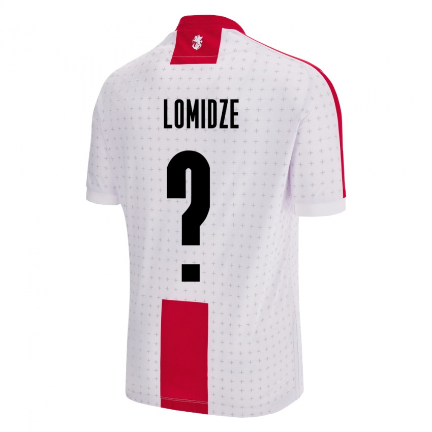 Kinder Georgien Giorgi Lomidze #0 Weiß Heimtrikot Trikot 24-26 T-Shirt Belgien