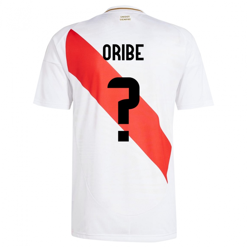 Kinderen Peru Fabiana Oribe #0 Wit Thuisshirt Thuistenue 24-26 T-Shirt België