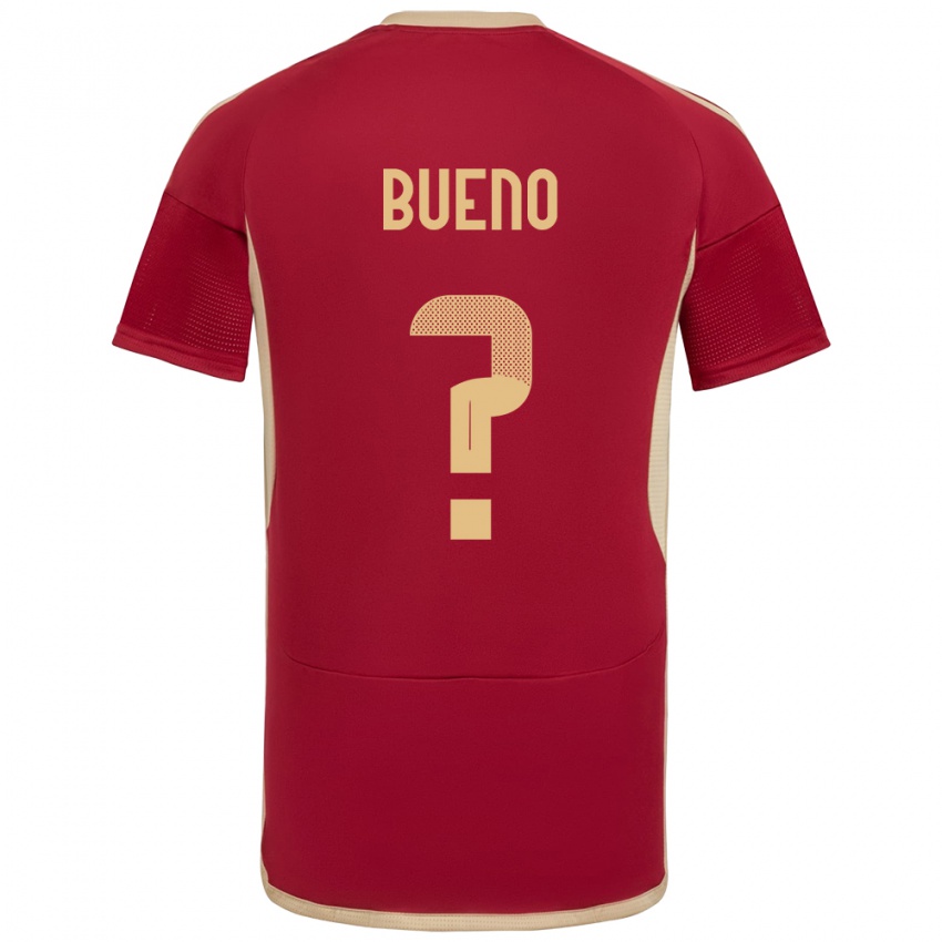 Kinder Venezuela Jesús Bueno #0 Burgund Heimtrikot Trikot 24-26 T-Shirt Belgien