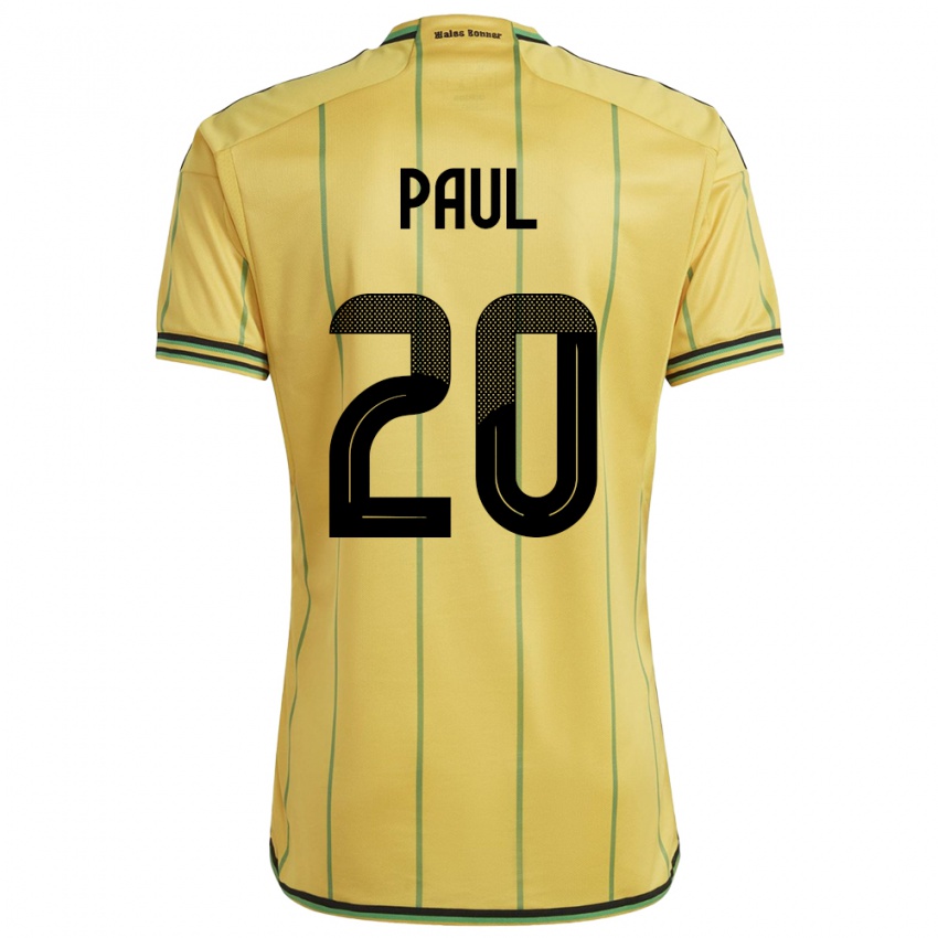 Kinderen Jamaica Lachante Paul #20 Geel Thuisshirt Thuistenue 24-26 T-Shirt België