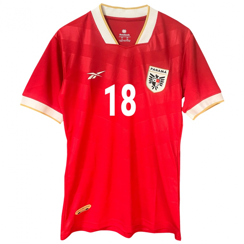 Kinderen Panama Cecilio Waterman #18 Rood Thuisshirt Thuistenue 24-26 T-Shirt België