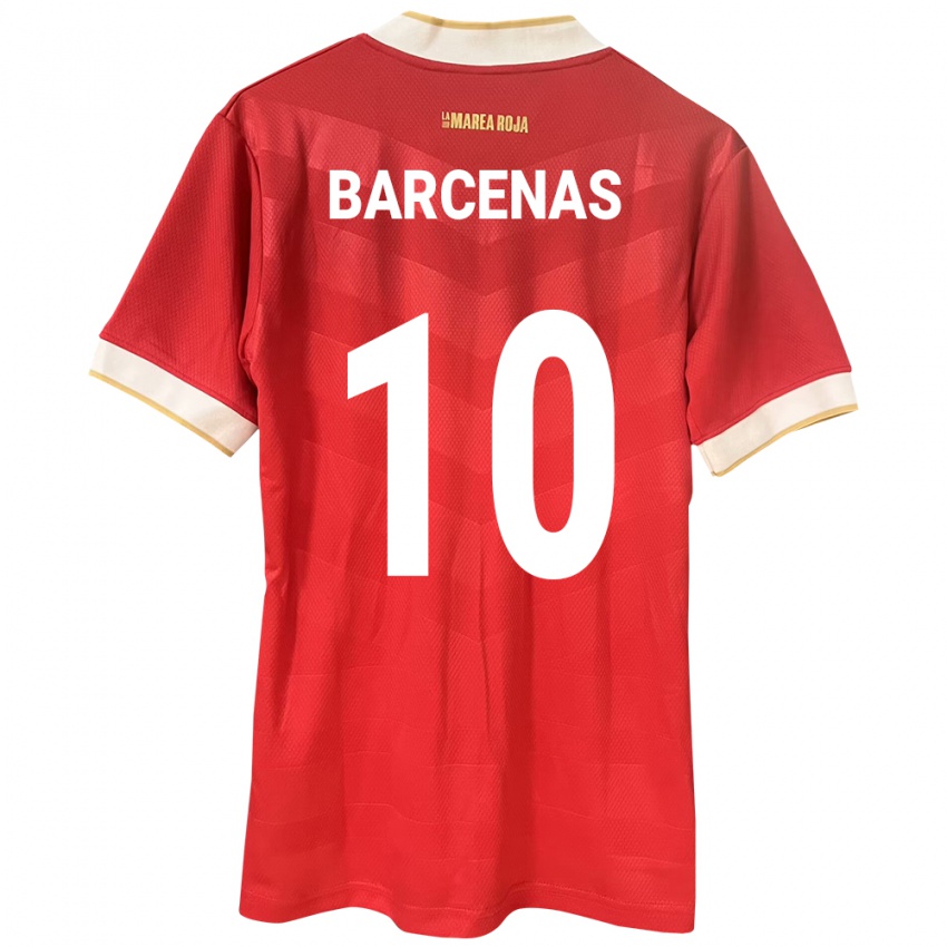 Kinderen Panama Yoel Bárcenas #10 Rood Thuisshirt Thuistenue 24-26 T-Shirt België