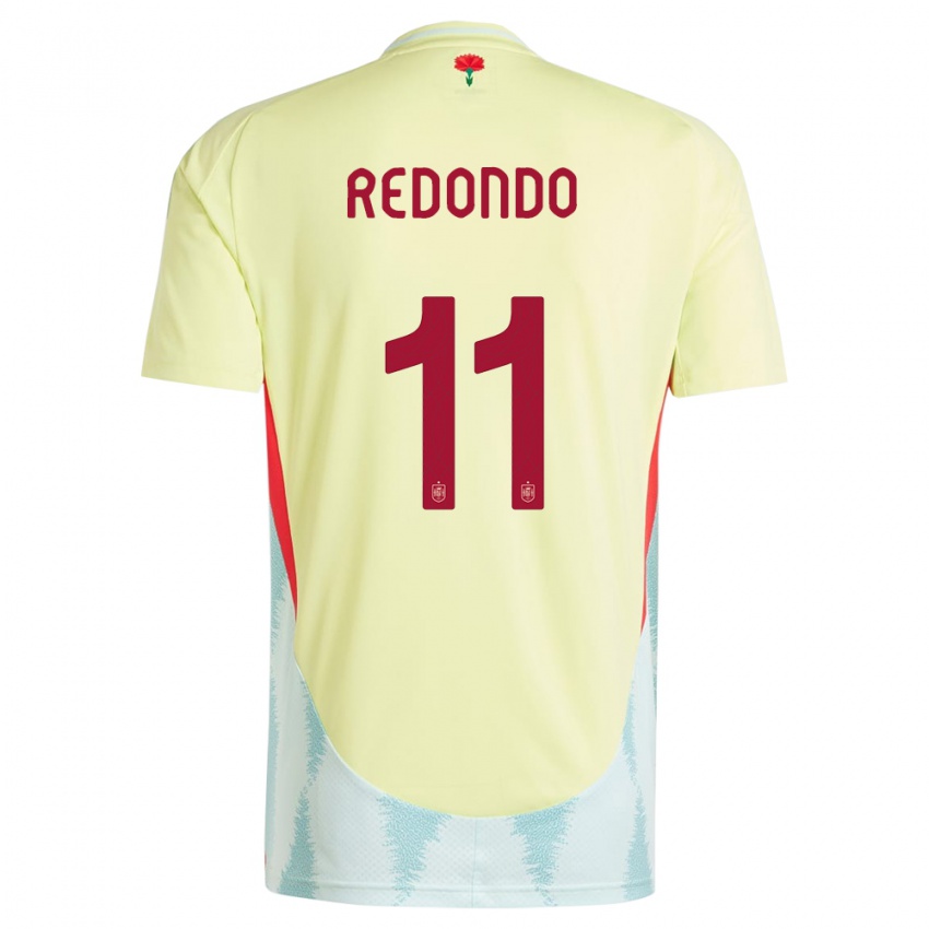 Kinderen Spanje Alba Redondo #11 Geel Uitshirt Uittenue 24-26 T-Shirt België