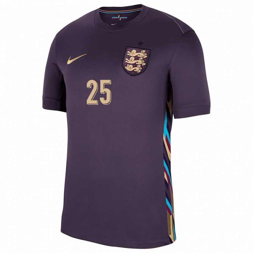 Enfant Maillot Angleterre Adam Wharton #25 Raisins Noirs Tenues Extérieur 24-26 T-Shirt Belgique