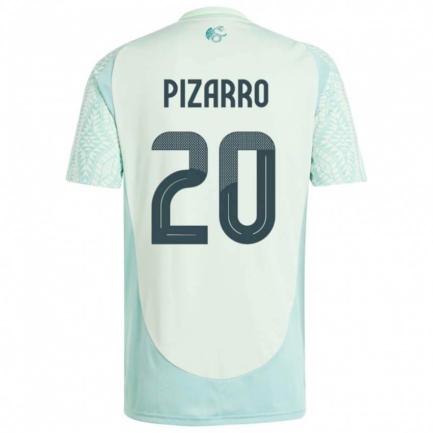 Enfant Maillot Mexique Rodolfo Pizarro #20 Lin Vert Tenues Extérieur 24-26 T-Shirt Belgique