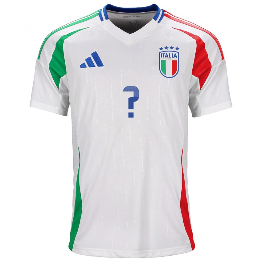 Kinderen Italië Leonardo Mendicino #0 Wit Uitshirt Uittenue 24-26 T-Shirt België
