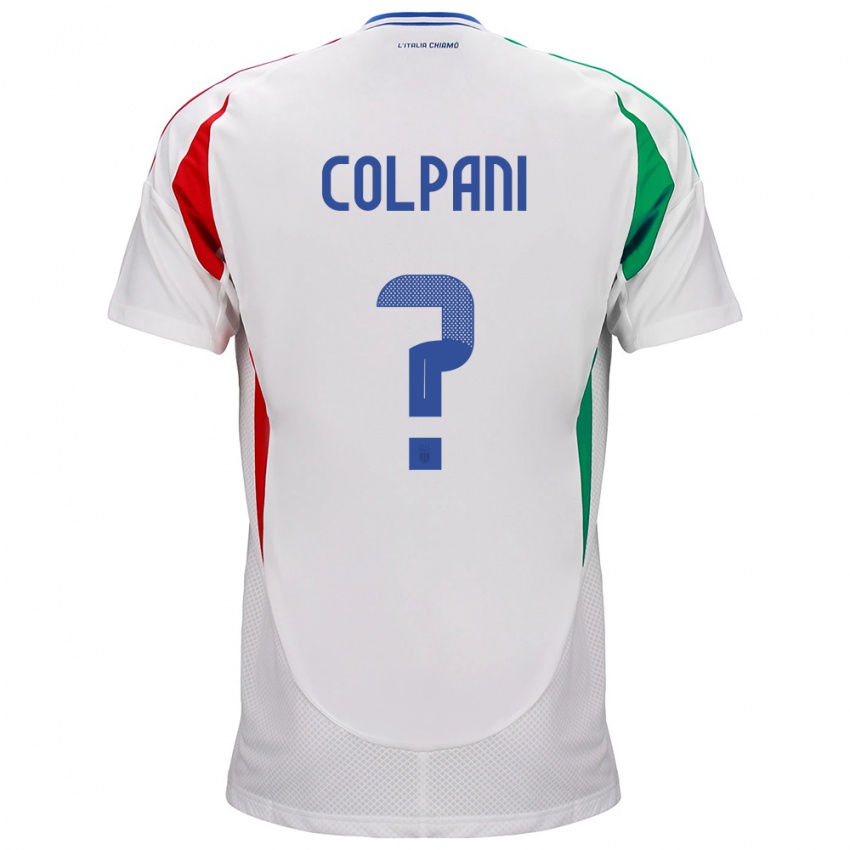 Enfant Maillot Italie Andrea Colpani #0 Blanc Tenues Extérieur 24-26 T-Shirt Belgique