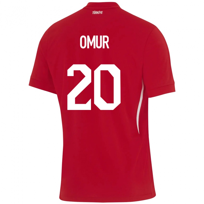 Kinderen Turkije Abdülkadir Ömür #20 Rood Uitshirt Uittenue 24-26 T-Shirt België