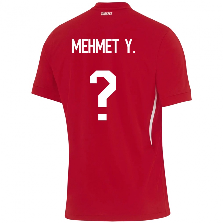 Kinderen Turkije Mehmet Yildirim #0 Rood Uitshirt Uittenue 24-26 T-Shirt België