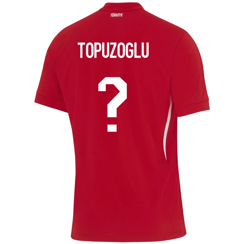 Kinder Türkei Berna Topuzoğlu #0 Rot Auswärtstrikot Trikot 24-26 T-Shirt Belgien