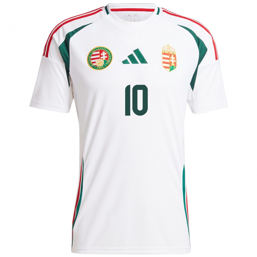 Kinder Ungarn Anna Csiki #10 Weiß Auswärtstrikot Trikot 24-26 T-Shirt Belgien