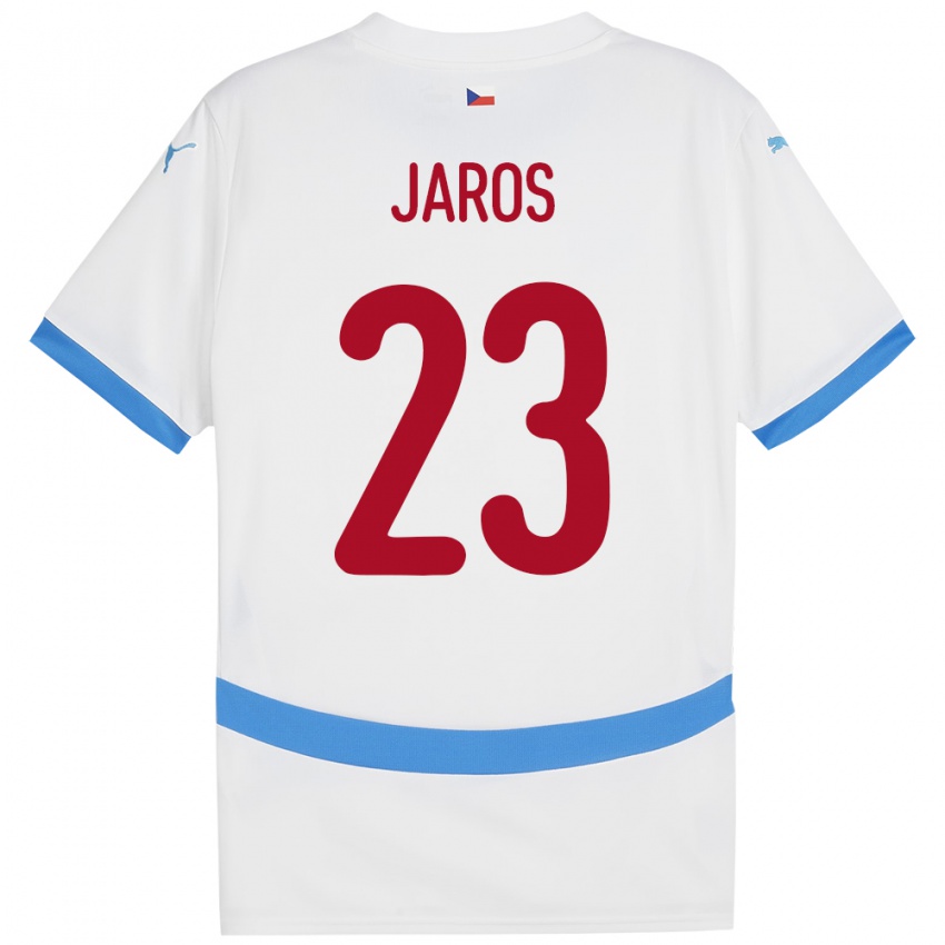 Kinderen Tsjechië Vitezslav Jaros #23 Wit Uitshirt Uittenue 24-26 T-Shirt België