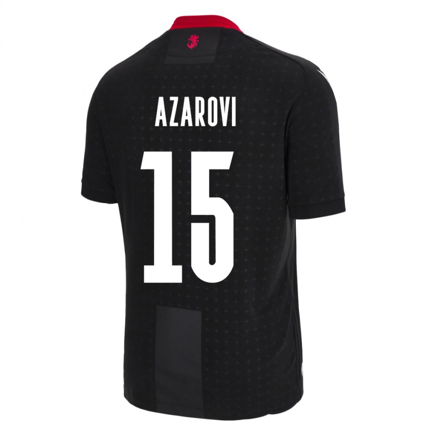 Kinderen Georgia Irakli Azarovi #15 Zwart Uitshirt Uittenue 24-26 T-Shirt België