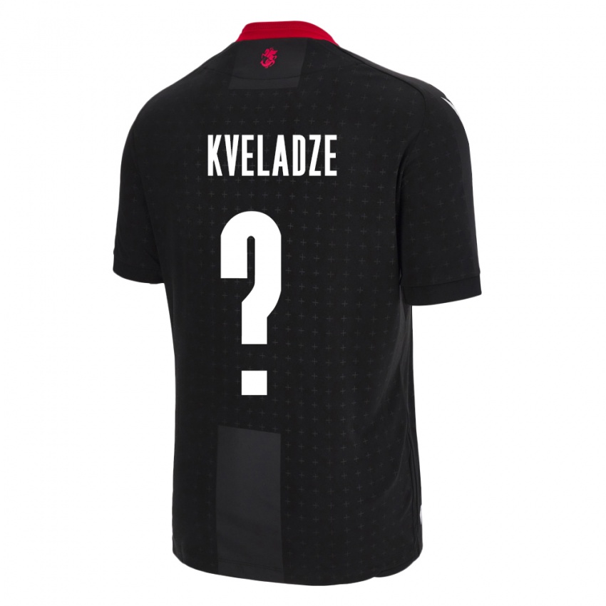 Kinderen Georgia Giorgi Kveladze #0 Zwart Uitshirt Uittenue 24-26 T-Shirt België