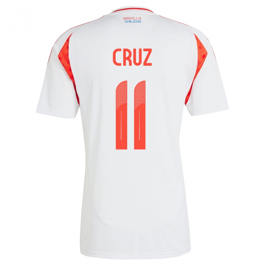 Kinderen Chili Joan Cruz #11 Wit Uitshirt Uittenue 24-26 T-Shirt België