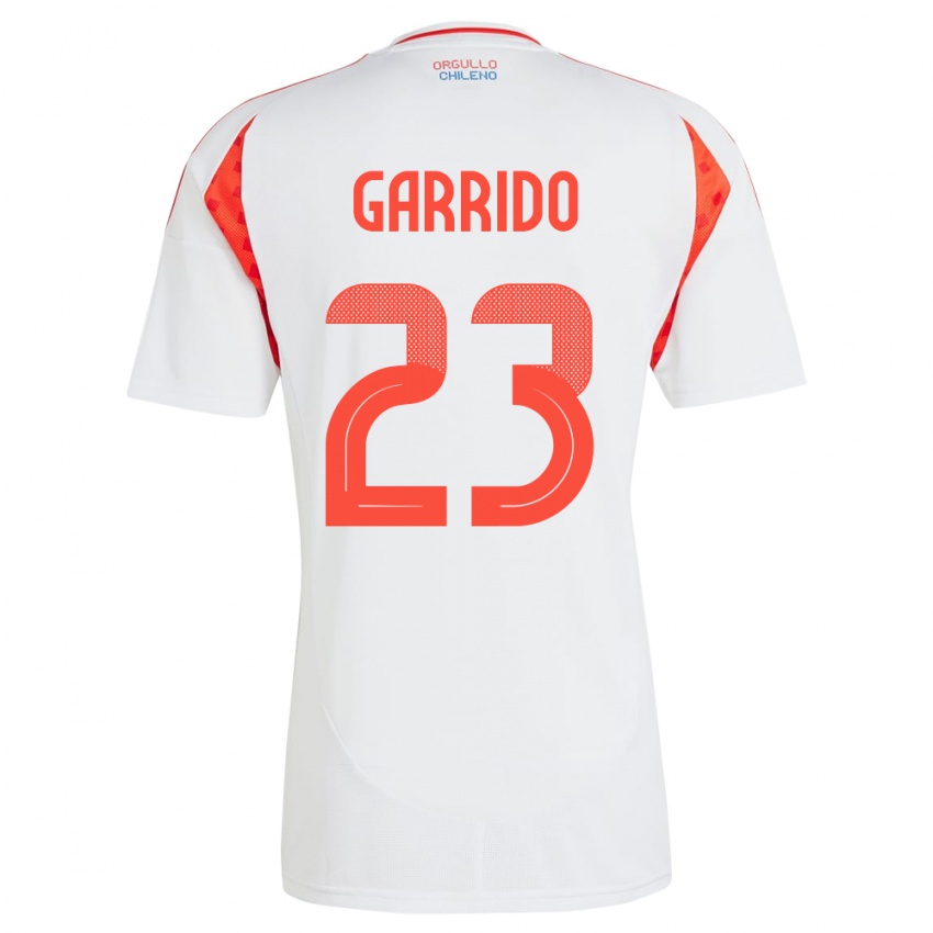 Kinderen Chili Pedro Garrido #23 Wit Uitshirt Uittenue 24-26 T-Shirt België