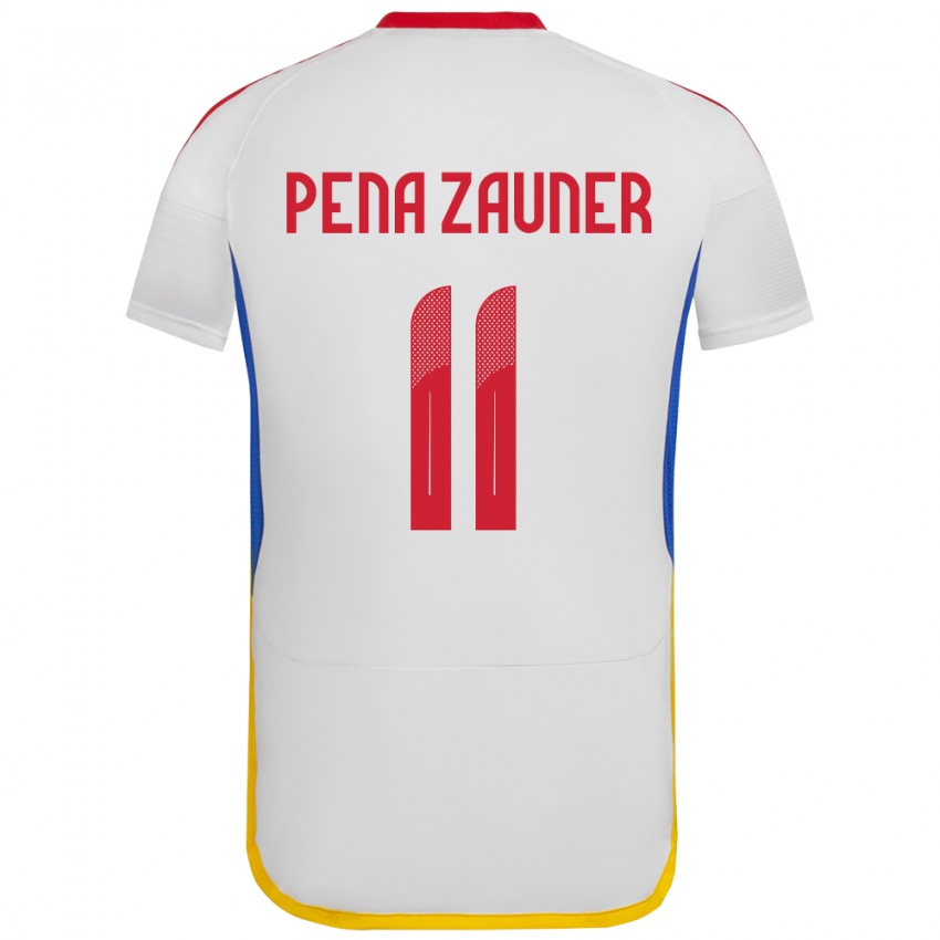 Kinderen Venezuela Enrique Peña Zauner #11 Wit Uitshirt Uittenue 24-26 T-Shirt België