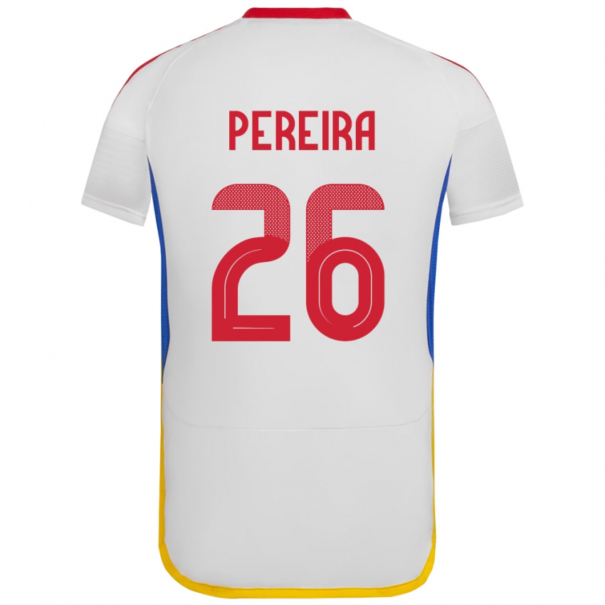 Kinderen Venezuela Daniel Pereira #26 Wit Uitshirt Uittenue 24-26 T-Shirt België