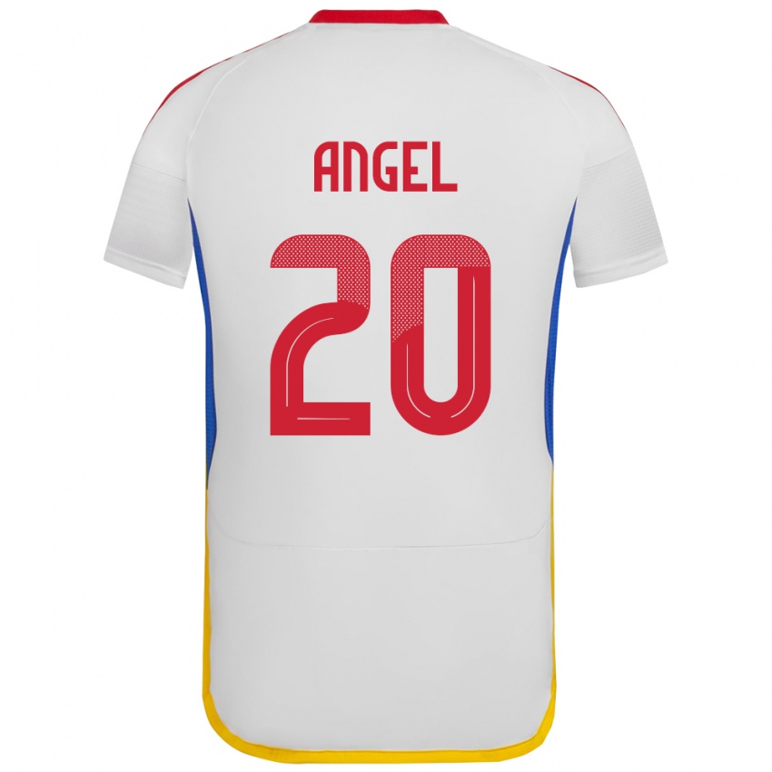 Kinderen Venezuela Wilker Ángel #20 Wit Uitshirt Uittenue 24-26 T-Shirt België